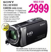 Sony Full HD Video Camera(HDR-CX190)