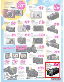 video camera prices at game