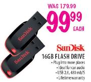 San Disk Flash Drive-16GB Each