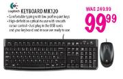  Logitech Keyboard MK120