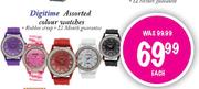Digitime Assorted Colour Watches-Each