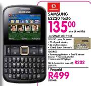 Samsung E2220 Texto
