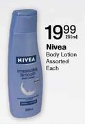 Nivea Body Lotion  - 250ml Each