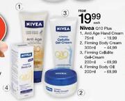 Nivea Q10 Plus Firming Cellulite Gel-Cream - 200ml Each 