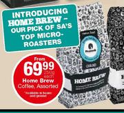 Home Brew Coffee Assorted-250g Each
