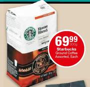 Starbucks Ground Coffee Assorted-300g Each