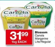 Blossom Canola Margarine Lite/Regular-1kg Each