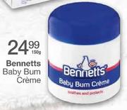 Bennetts Baby Bum Creme - 150gm