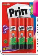 Pritt Multi pack Glue Stick -3 x 22g
