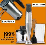 Platinum Stick Blender Set - Per Set