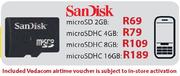SanDisk MicroSDHC-4GB