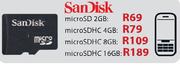 SanDisk MicroSDHC-8GB