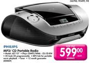 Philips MP3/CD Portable Radio-AZ1137
