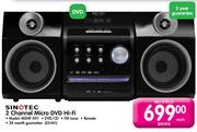 Sinotec 2 Channel Micro DVD Hi-Fi-MDHF-X91