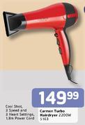Carmen Turbo Hairdryer(5163)-2200W