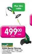 Trim Tech 9000W Electric Trimmer + Plus 10m Cable-Each