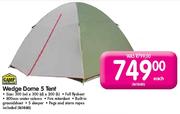 Camp Master Wedge Dome 5 Tent-Each