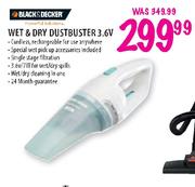 Black & Decher Wet & Dry Dustbuster-3.6V