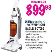 Electrolux Upright Bagless Cyclo-1800W