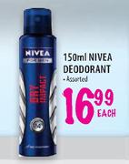 Nivea Deodorant-150 ml Each