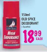 Old Spice Deodorant-150 ml Each
