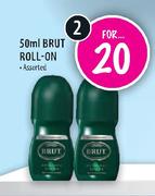 Brut Roll On - 2 x 50 ml