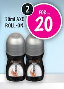 Axe Roll On - 2 x 50 ml