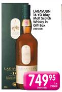 Lagavulin 16 YO Islay Malt Scotch Whisky In Gift Box-750ml