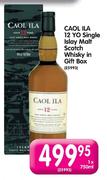 Caol Ila 12 YO Single Islay Malt Scotch Whisky In Gift Box-750ml