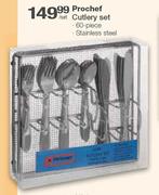 Prochef Stainless Steel Cutlery Set-60 Piece