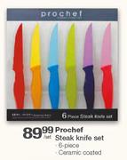 Prochef Steak Knife Set-6 Piece 