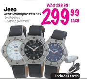 Jeep Gents Analogue Watches Each