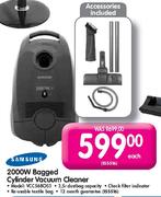 Samsung Bagged Cylinder Vacuum Cleaner (VCC56BOS3)