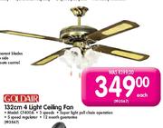 Goldair 4 Light Ceiling Fan - 132cm Each