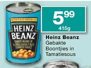 Heinz Beanz Gebakte Boontjies In Tamatiesous - 415gm