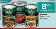 Rhodes Tomato Mix - 410gm Each