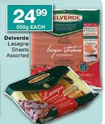 Delverde Lasagne Sheets - 500gm Each