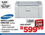 Samsung Mono Laser Printer(ML2160)