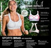 Shock Absorber Run Bra 32A-38DD Size