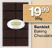 Sunkist Baking Chocolate -500g