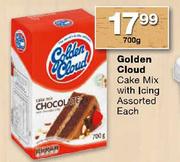 Golden Cloud Cake Mix With Icing Assorted Each-700g