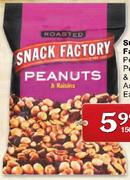 Snack Factory Peanut/Peanut & Raisins-150gm Each