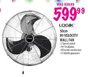 Logik 50cm Hi-Velocity Wall fan