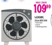 Logik 25cm Box Fan