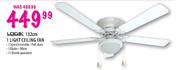 Logik 132cm 1 Light Ceiling fan