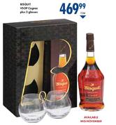 Bisquit VSOP Cognac Plus 2 Glasses-750ml