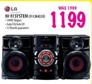 LG HiFi System(FI CM4320)