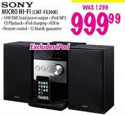 Sony Micro HiFi(CMT-FX3001)