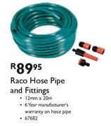 Raco Hose Pipe And Fittings-12mmx20m