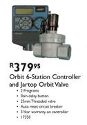 Orbit 6-Station Controller And Jartop Orbit Valve